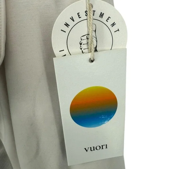 NWT Vuori Women's Compose Wideleg Pant Marshmallow‎ Size XL Activewear Lounge